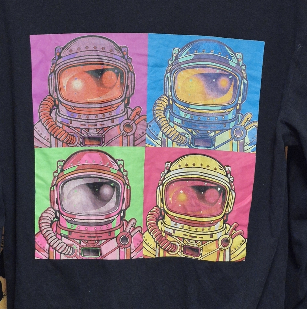 HyperSpace NASA Astronaut Graphic Tee - Black